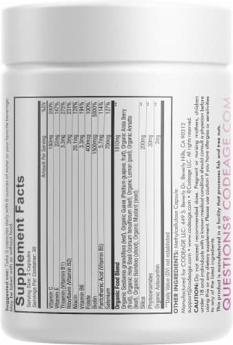 Codeage Beauty Tonic Vitamin Capsules