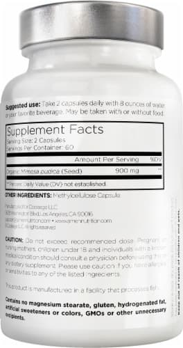 Codeage Advanced Intestinal Support Amen Mimosa Pudica Seed Dietary Supplement