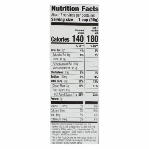 Cascadian Farm Organic Cereal Cinnamon Crunch Cereal