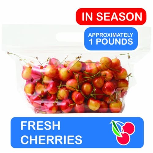 Fresh Rainier Cherries In Bag