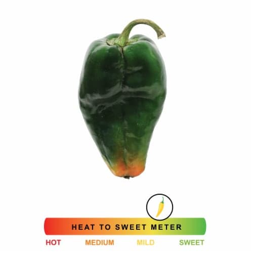 Fresh Poblano Pepper, Green