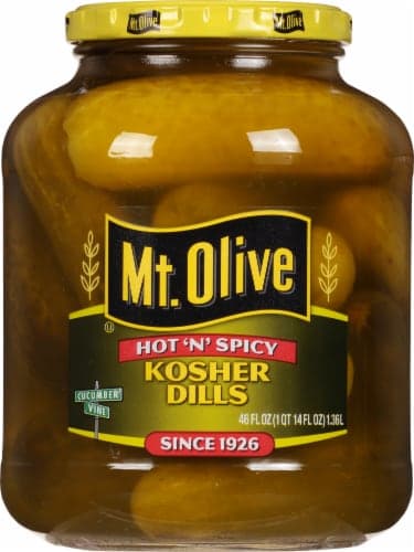 Mt Olive Hot N Spicy Kosher Dills Pickles