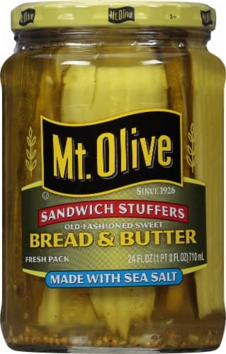 Mt. Olive Old-Fashioned Sweet Bread & Butter Sandwich Stuffers Pickles