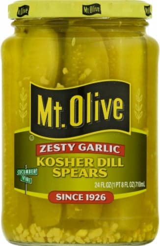 Mt. Olive Pickles Strips Zesty Garlic Dill