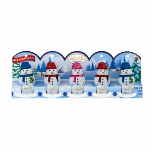 Lindt Holiday Milk Chocolate Mini Snowman