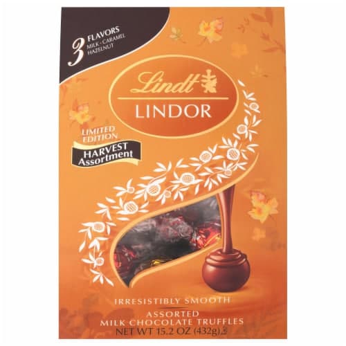 Lindt Lindor Limited Edition Harvest Assortment Assorted Milk Chocolate Truffles