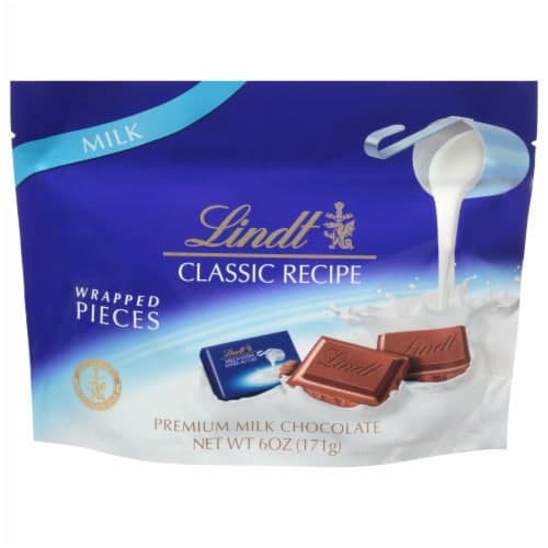 Lindt Classic Recipe Premium Milk Chocolate Wrapped
