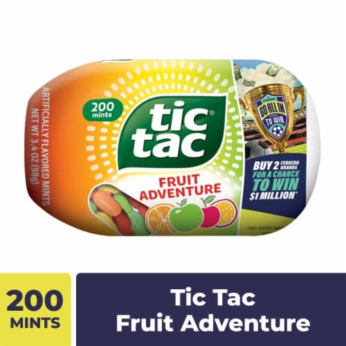 Is it Oral Allergy Syndrome Friendly? Tic Tac Fruit Adventure Mints, On-the-go Refreshment, Great For Holiday Stocking Stuffers