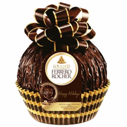 Ferrero Rocher Hollow Dark Chocolate & Hazelnut Ornament