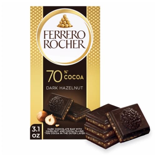 Is it Oral Allergy Syndrome Friendly? Ferrero Rocher 55% Dark Chocolate Bar With Hazelnut & Cocoa Filling