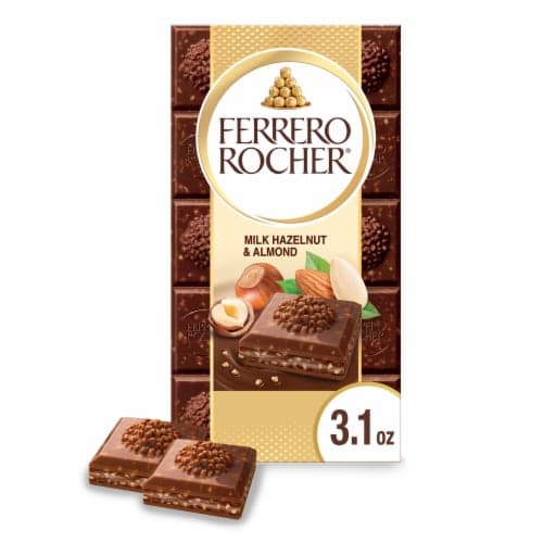Is it Mushroom Free? Ferrero Rocher Milk Chocolate Bar With Hazelnut & Almond Filling