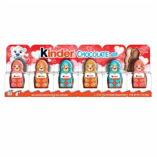 Kinder Chocolate Hollow Bears Milk Chocolate Valentine'S Day Gift For Kids