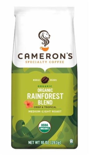 Cameron'S Organic Whole Bean Rainforest Blend Coffee
