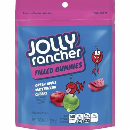 Jly Rnchr  Filled Gummi Pouch