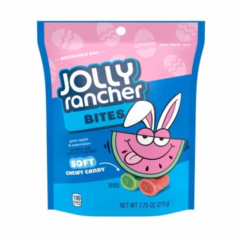 Jolly Rancher Bites Green Apple & Watermelon Soft Chewy Candy