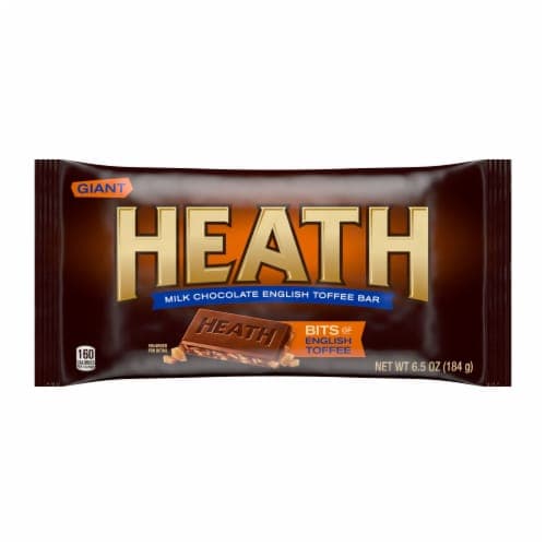 Heath Milk Chocolate With Bits Of English Toffee Giant Candy, Bar