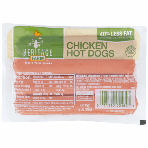 Heritage Farm Chicken Hot Dogs