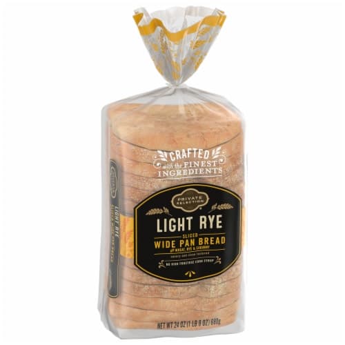 Private Selection Light Rye Sliced Wide Pan Bread