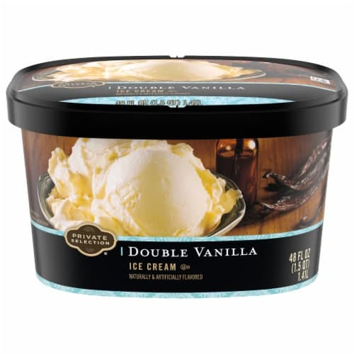 Private Selection Double Vanilla Ice Cream Tub