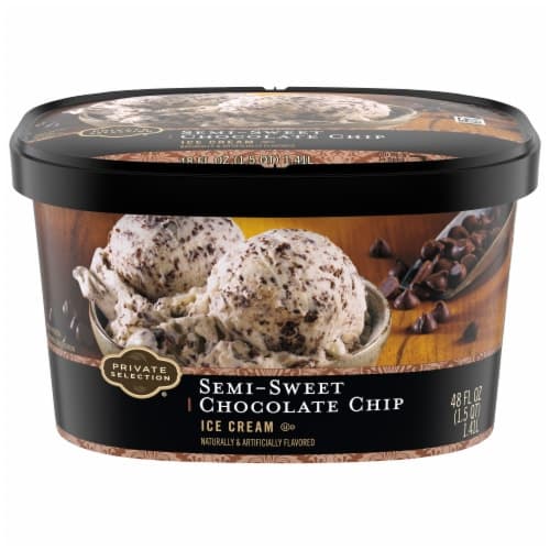 Private Selection Semi-Sweet Chocolate Chip Ice Cream Tub