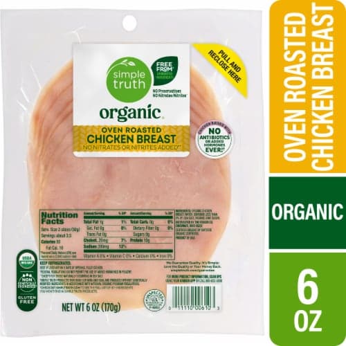 Simple Truth Organic Chicken Breast Oven Roasted Sliced