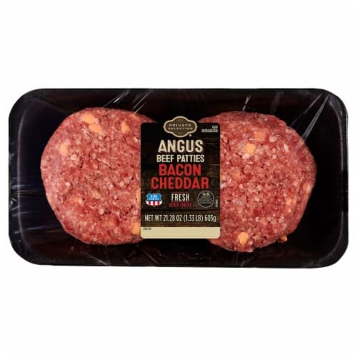 Kroger Bacon Cheddar Ground Beef Patties