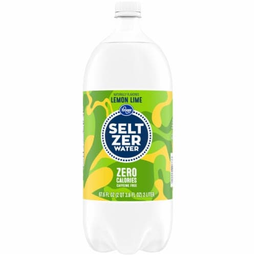 Kroger Lemon Lime Flavored Bottled Seltzer Water