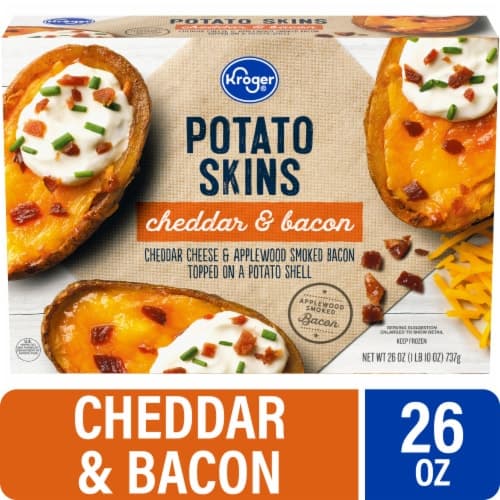 Kroger Cheddar & Bacon Potato Skins
