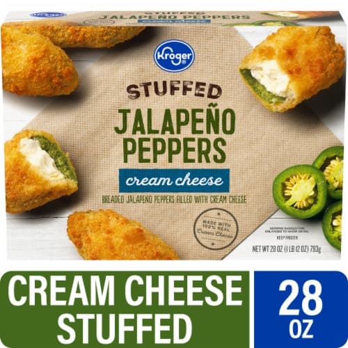 Kroger Stuffed Cream Cheese Breaded Jalapeno Peppers