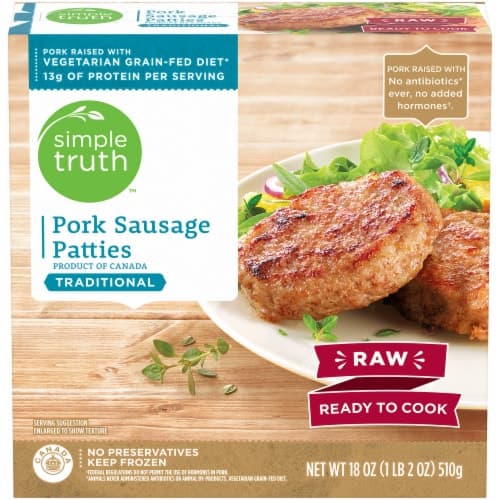 Simple Truth Traditional Pork Sausage Patties