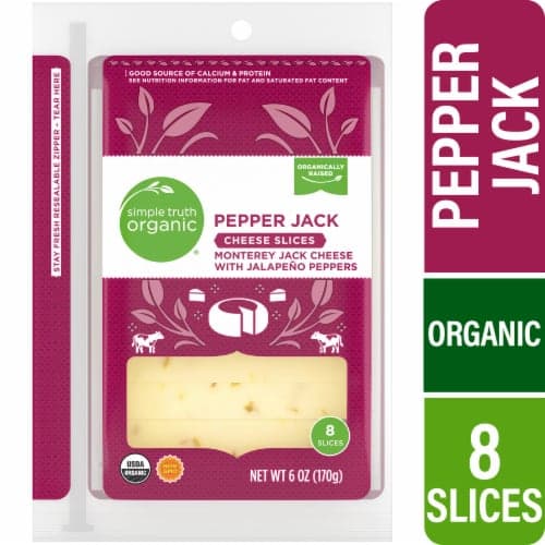 Simple Truth Organic Pepper Jack Sliced Cheese