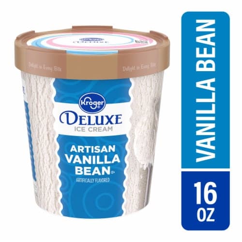 Kroger Deluxe Artisan Vanilla Bean Ice Cream