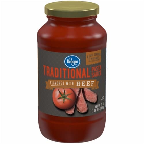 Kroger Traditional Beef Flavored Pasta Sauce