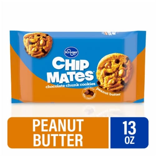 Kroger Chipmates Peanut Butter Chunk Chocolate Chip Cookies