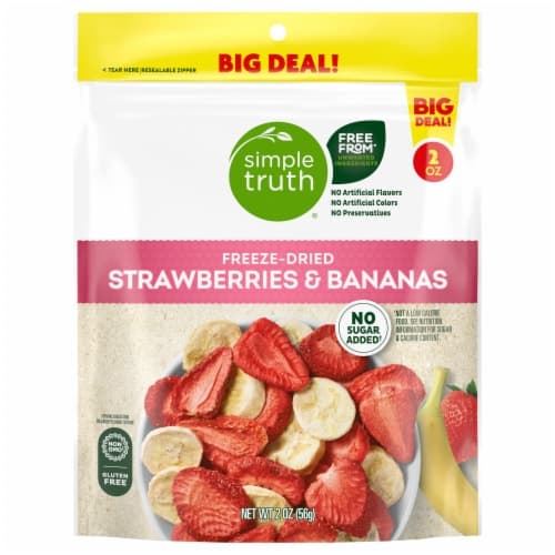 Simple Truth Freeze Dried Strawberries & Bananas