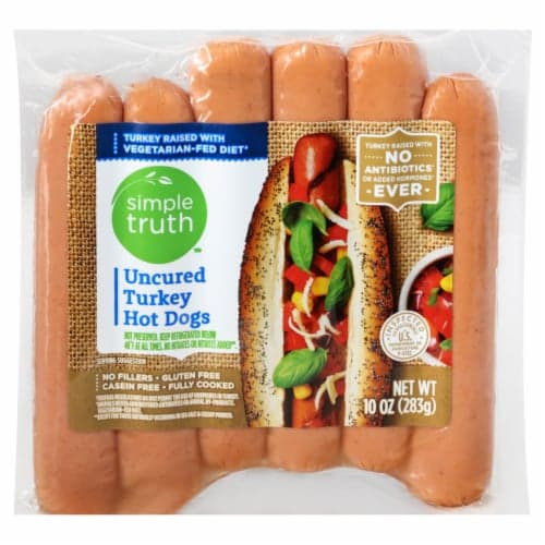 Simple Truth Uncured Turkey Hot Dogs