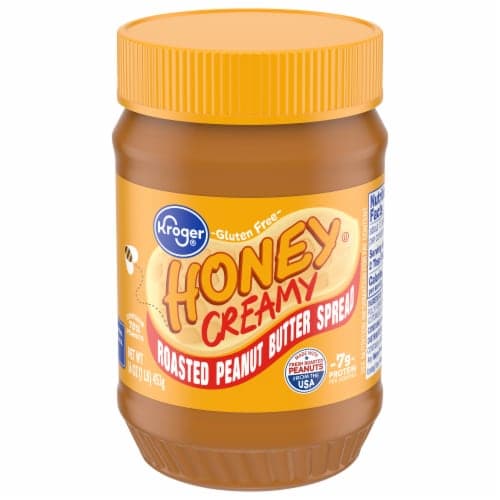 Kroger Honey Peanut Butter Spread Creamy