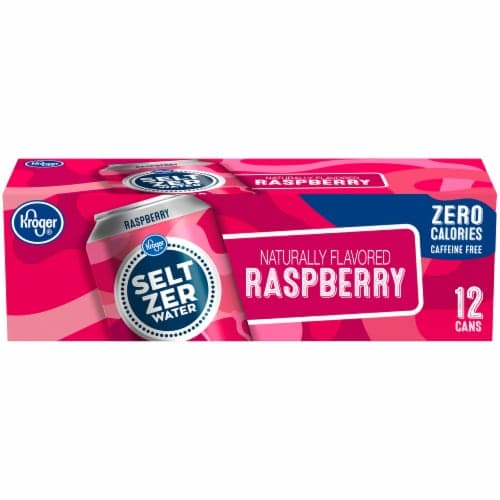 Kroger Raspberry Flavored Seltzer Water