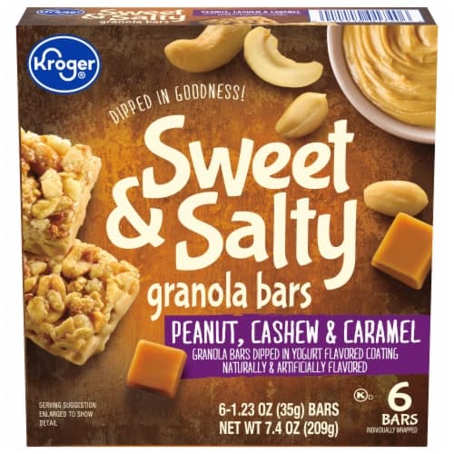 Kroger Peanut Cashew & Caramel Granola Bars