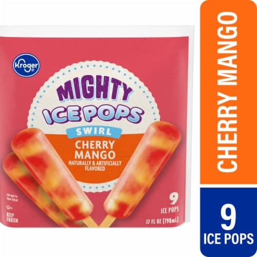Kroger Cherry Mango Swirl Mighty Pops