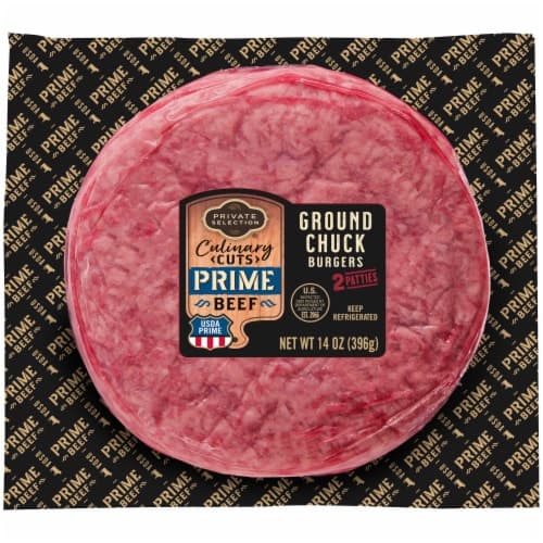 Private Selection Culinary Cuts Prime Beef Ground Beef Burgers