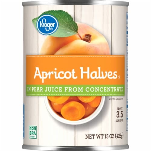 Kroger Canned Apricot Halves In Pear Juice
