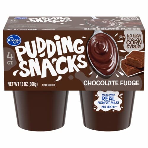 Kroger Chocolate Fudge Pudding Snacks