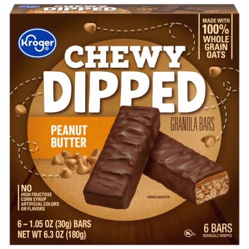 Kroger Dipped Peanut Butter Chewy Granola Bars