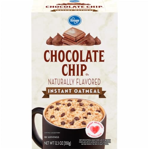 Kroger Chocolate Chip Instant Oatmeal
