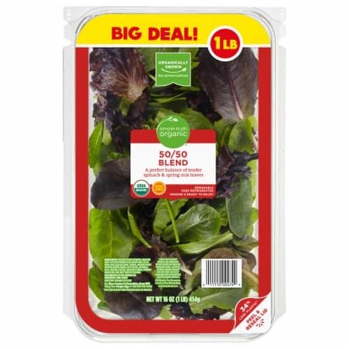 Simple Truth Organic 50/50 Salad Blend Mix Big Deal!