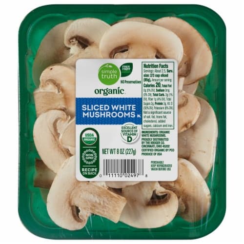 Simple Truth Organic Sliced White Mushrooms
