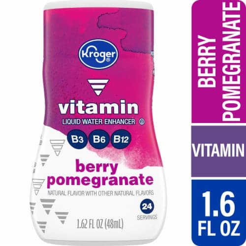Kroger Berry Pomegranate Vitamin Liquid Water Enhancer
