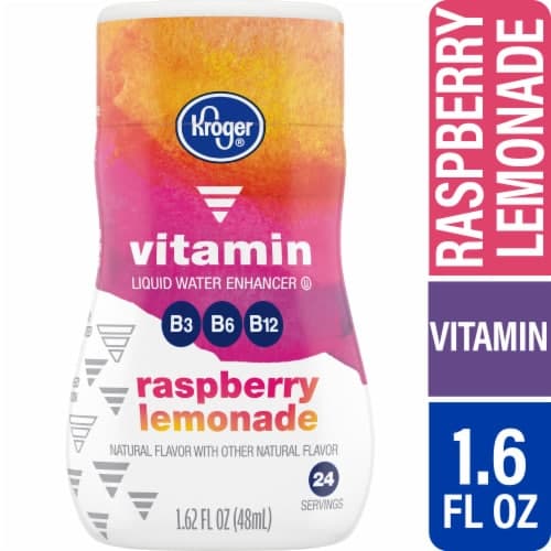 Kroger Raspberry Lemonade Vitamin Liquid Water Enhancer