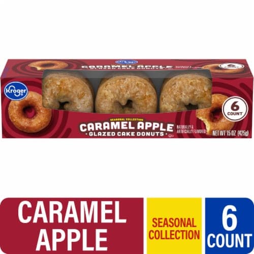 Kroger Caramel Apple Glazed Cake Donuts